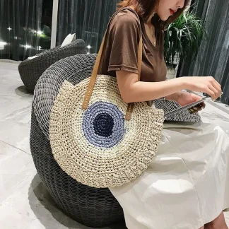 Straw Shoulder Bag